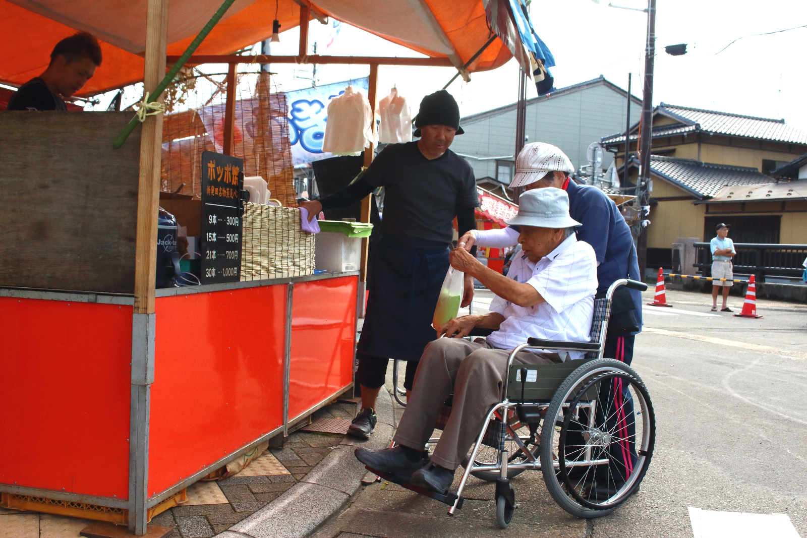 中条祭り見物