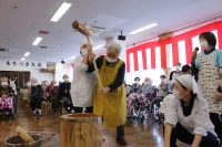 久しぶりに「もち」を搗きました！！